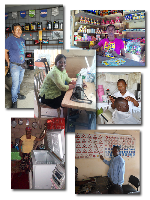 Photos of beneficiaries helped by Sowers Fund